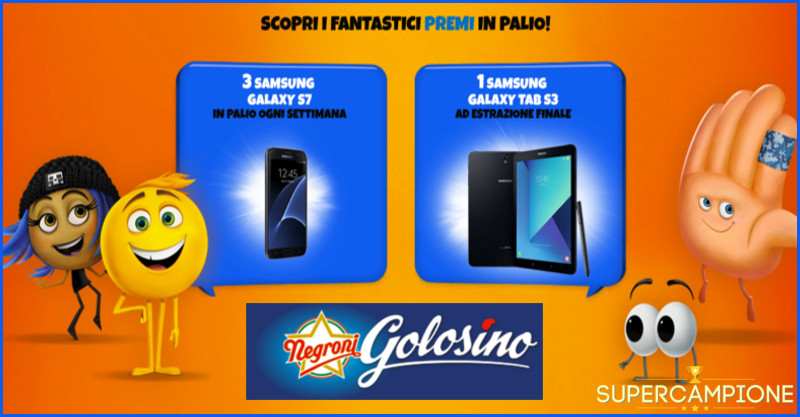 Vinci un Samsung Galaxy S7 e un tablet Samsung Galaxy Tab S3