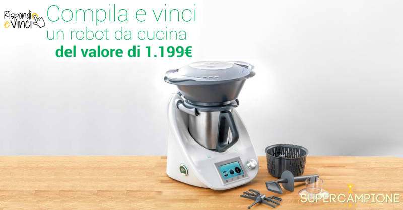 Vinci gratis un robot da cucina da 1000€