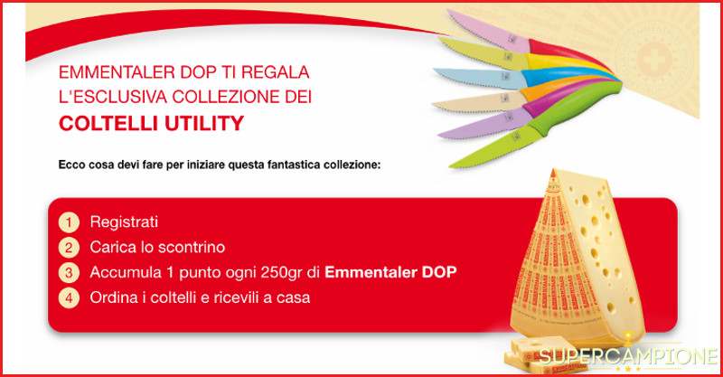 Set di coltelli Utility omaggio