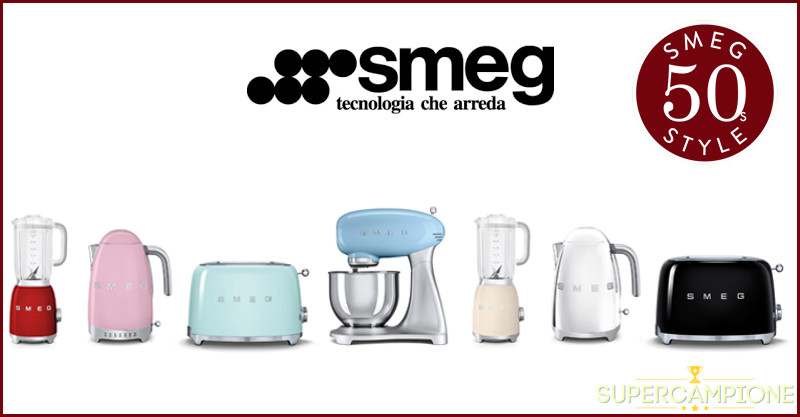 Vinci gratis elettrodomestici SMEG della linea anni ’50