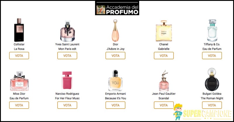 Vota e vinci il tuo profumo preferito