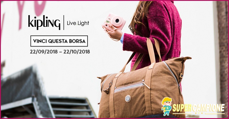 Vinci gratis una borsa Kipling