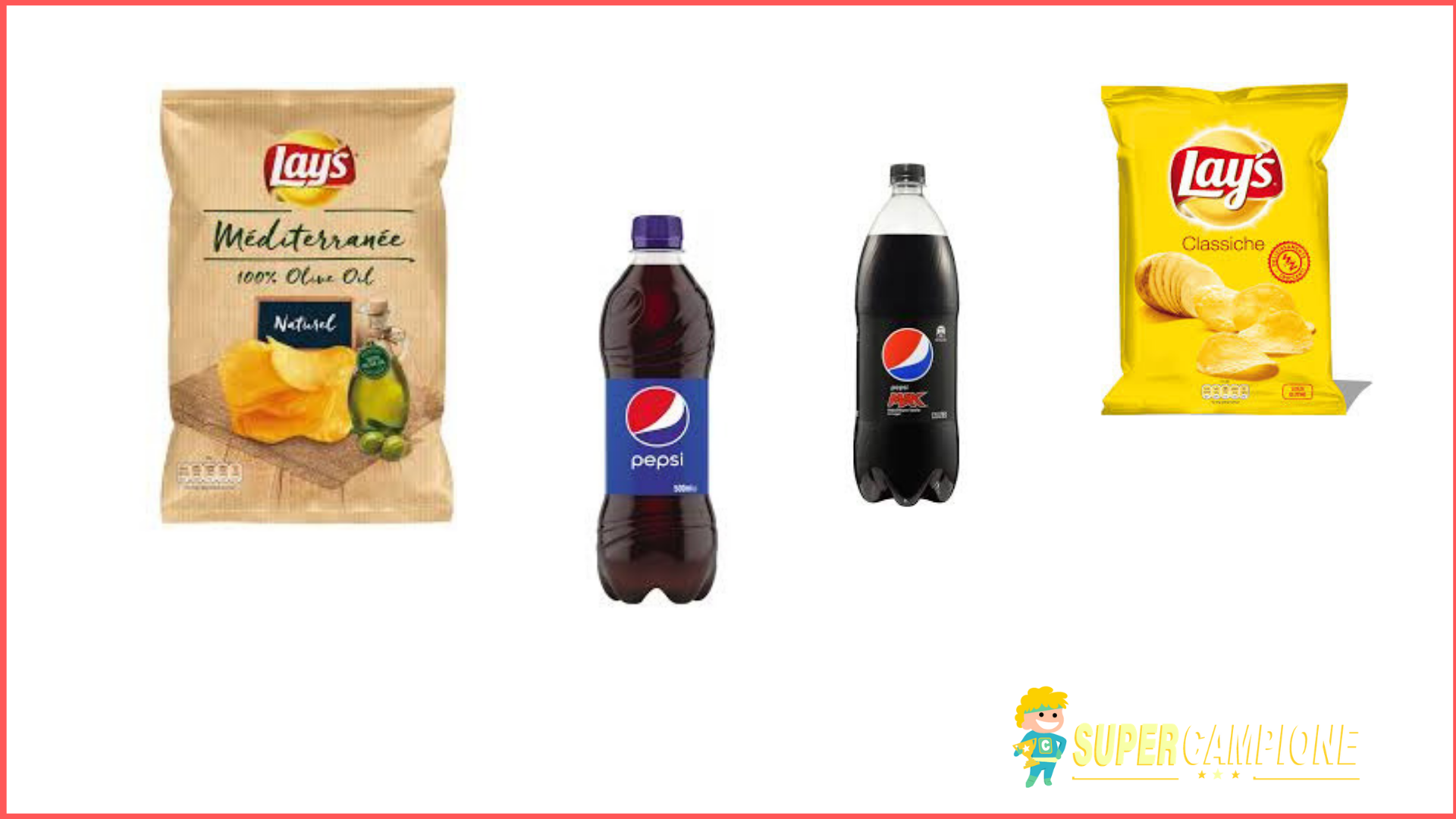 Vinci forniture Pepsi e Lay's