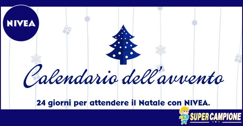 Calendario dell'Avvento Nivea: gratis 12 prodotti al giorno