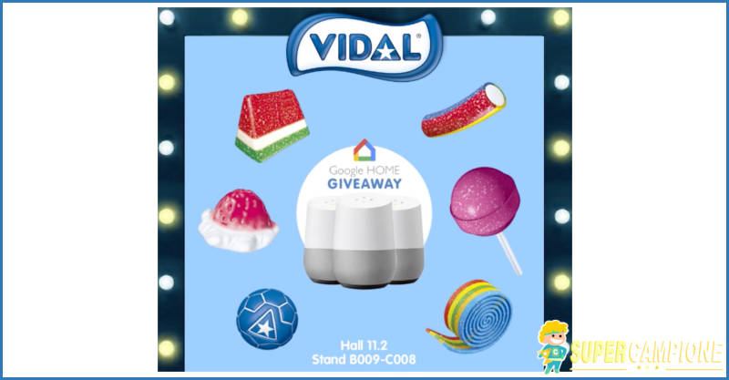 Vidal: vinci gratis una Google Home