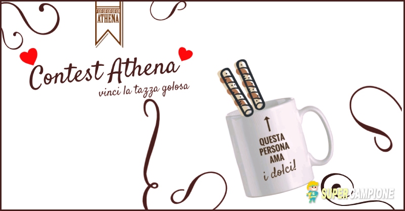 Vinci gratis la tazza Athena