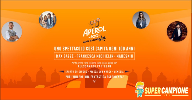 Aperol: vinci gratis un viaggio a Venezia per 2