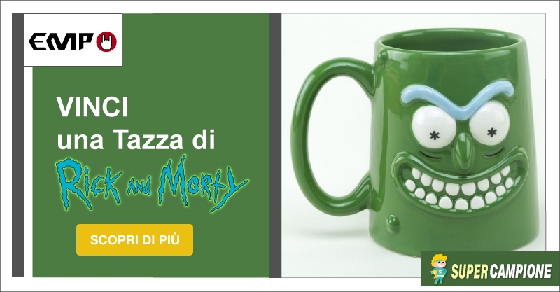 Vinci gratis la tazza di Rick And Morty 