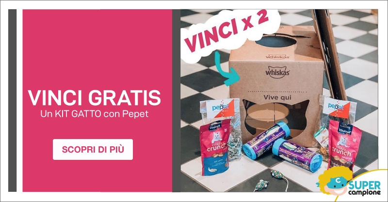 Vinci un Kit gatto con Pepet