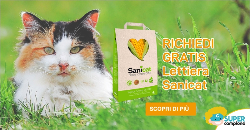 Vinci gratis la lettiera Sanicat Vegetale