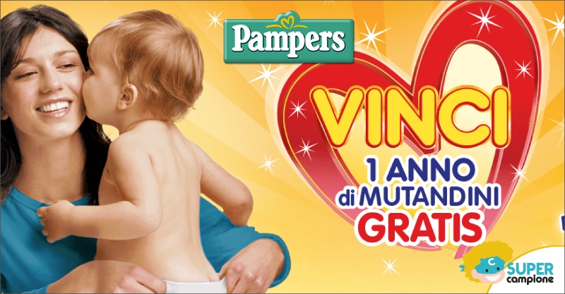 Vinci gratis 1 anno di Pampers!