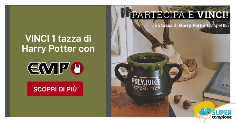 Vinci gratis la tazza di Harry Potter con EMP