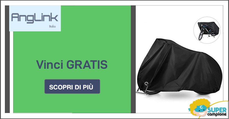 Vinci gratis un copri bicicletta Anglink