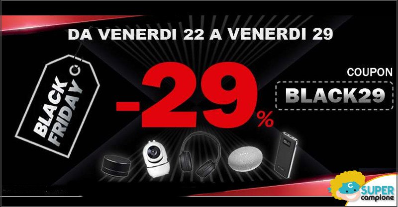 Black Friday Globatek.it 29% di sconto