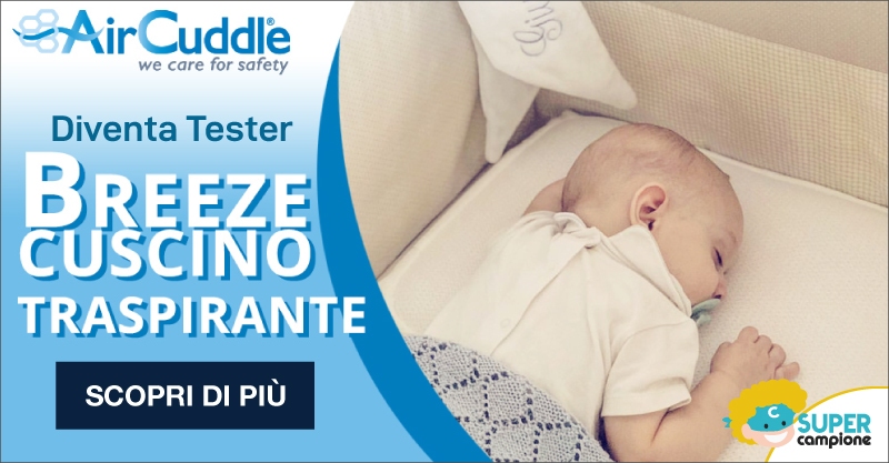 Diventa tester Cuscino Breeze Air Cuddle