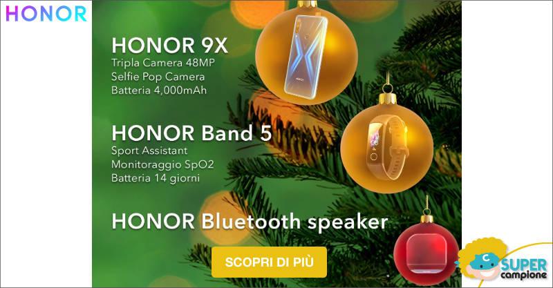 Vinci gratis smartphone Honor 9X, smartwatch Band5, speaker Rubik’s Cube