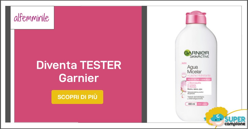 Diventa tester Garnier