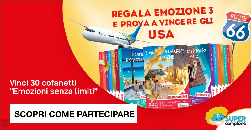 Vinci 30 cofanetti viaggio con EMOZIONE 3