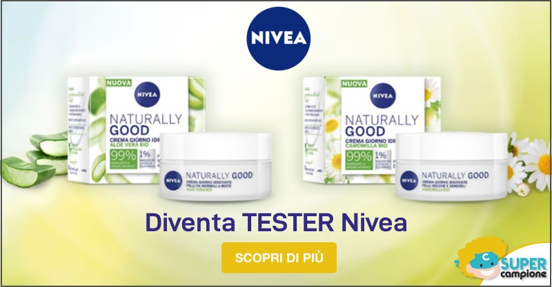 Diventa tester NIVEA Naturally Good