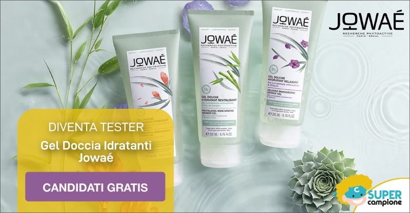 Diventa tester Jowaé gel doccia idratante