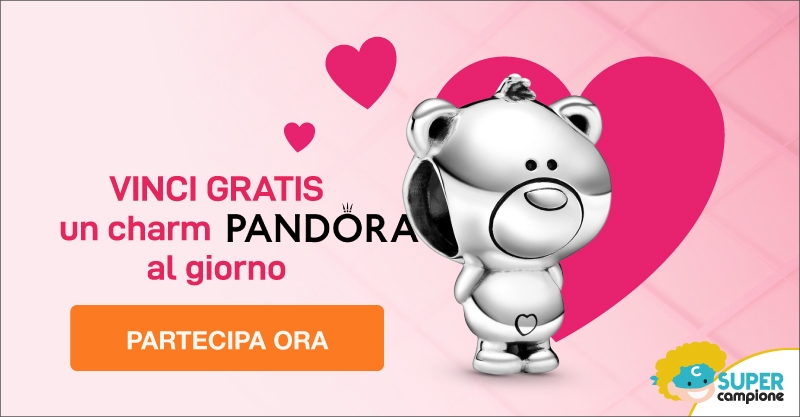 Vinci Gratis un charm al giorno PANDORA 