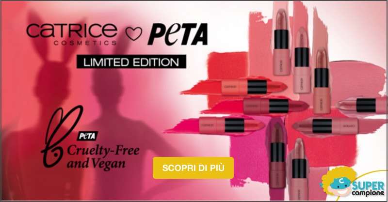 Vinci gratis i rossetti Catrice Loves Peta