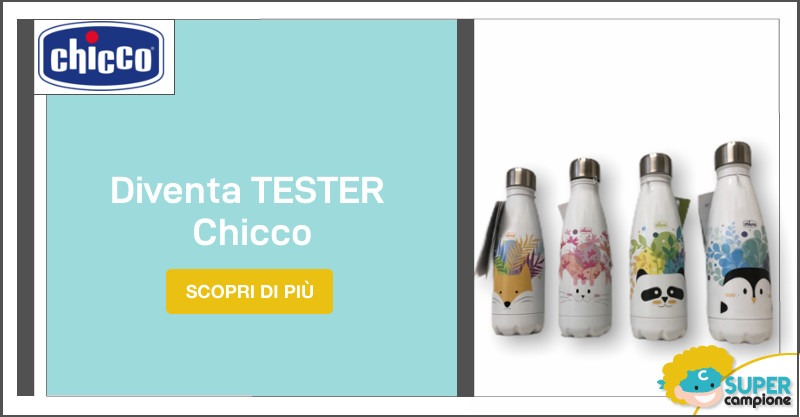 Diventa tester della bottiglia termica Chicco