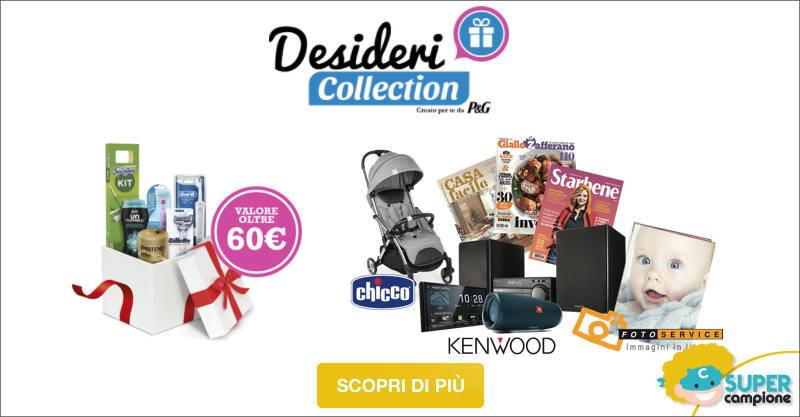 Desideri Collection: vinci forniture P&G e accedi alle promo