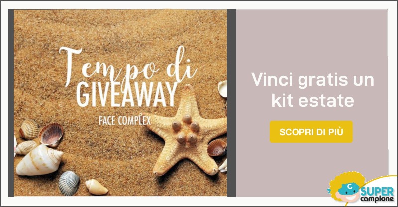 Vinci gratis un kit di prodotti Face Complex Cosmetics