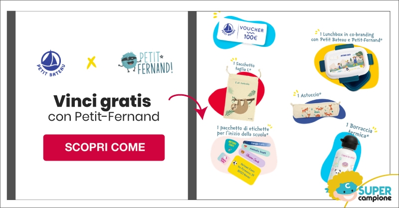 Vinci un voucher da 100€ e tanti premi con Petit-Fernand