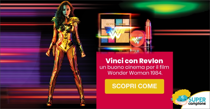 Vinci 1 biglietto per il cinema Wonder Woman con Revlon