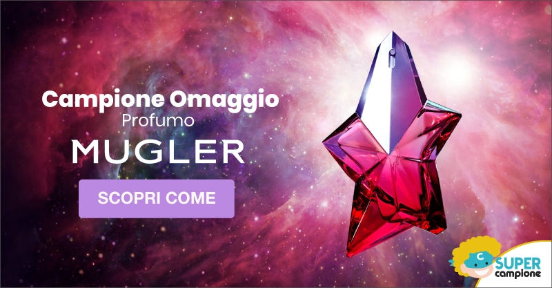 Campione omaggio gratis profumo Mugler