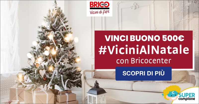 Vinci gratis gift card 500€ da Bricocenter