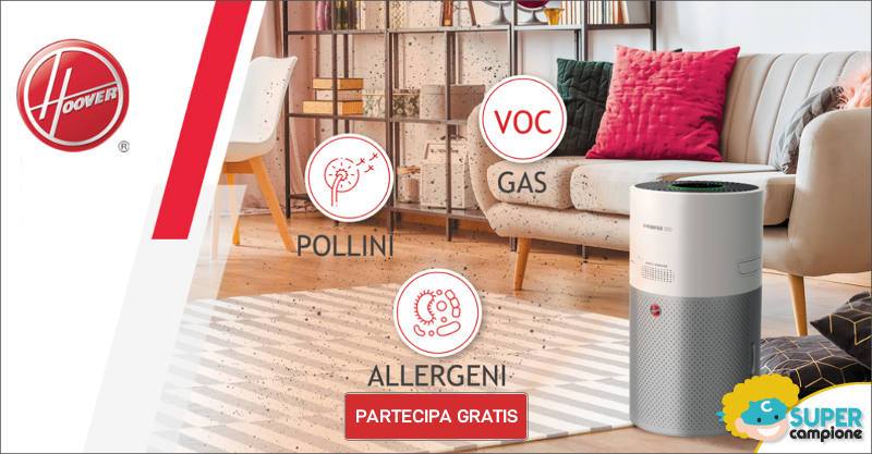 Diventa tester purificatore d'aria Hoover H-PURIFIER