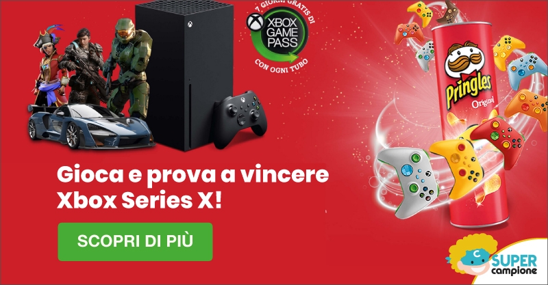 Gioca e vinci Xbox Series X con Pringles