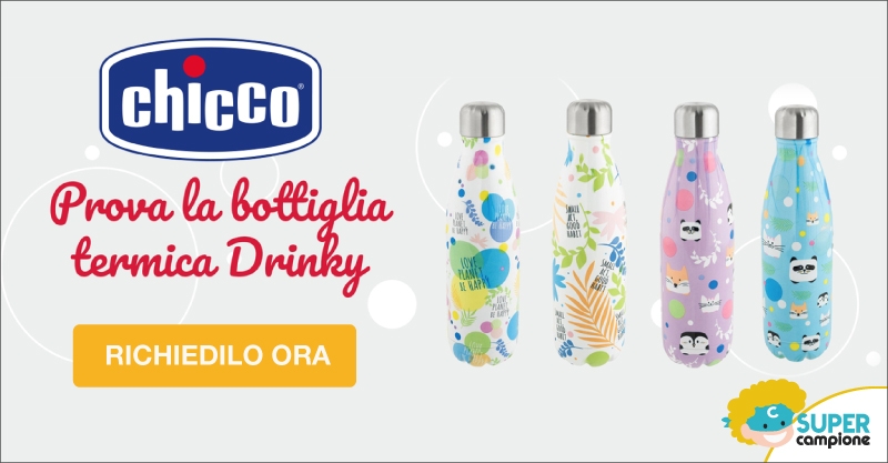 Diventa tester bottiglia termica Drinky di Chicco