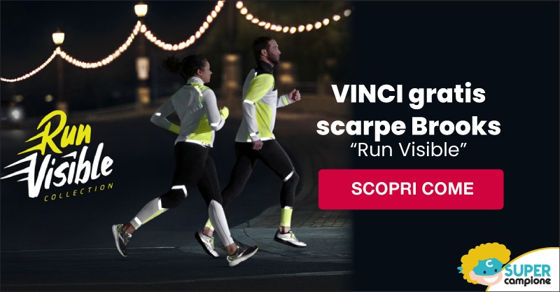 Vinci gratis scarpe Brooks “Run Visible” 