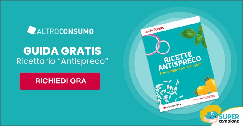 Altroconsumo: omaggio guida ricette antispreco