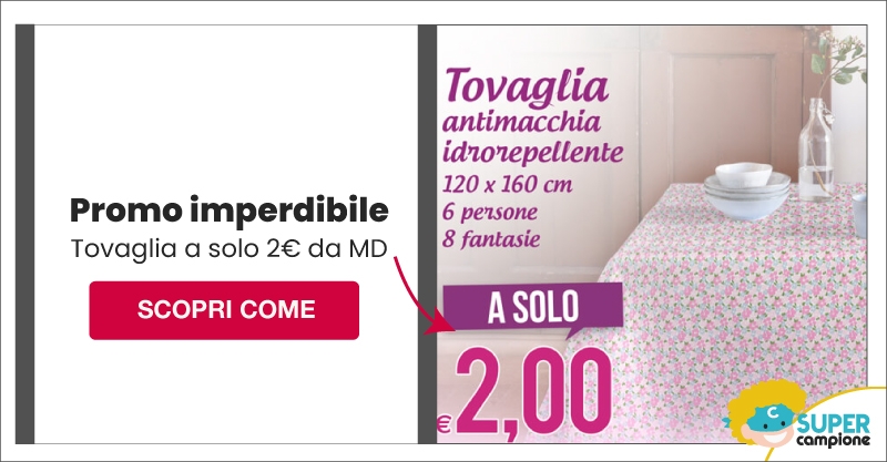 Tovaglia antimacchia a solo 2 euro da MD