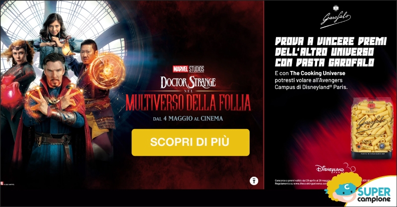 Vinci biglietti cinema per Doctor Strange con Garofalo