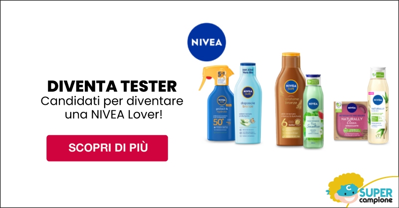 Diventa tester prodotti Nivea