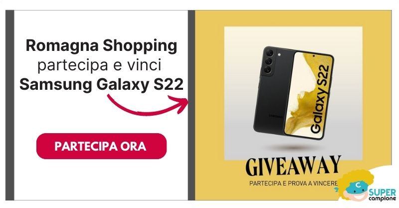 Romagna Shopping: vinci gratis Samsung Galaxy S22