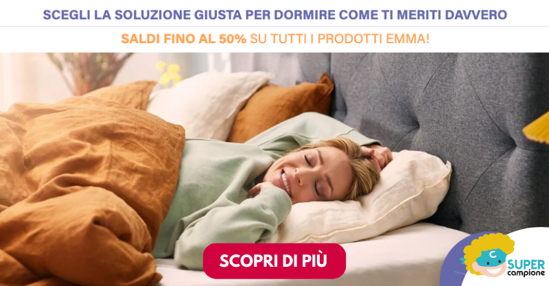 Emma materasso: fino al 50% di sconto