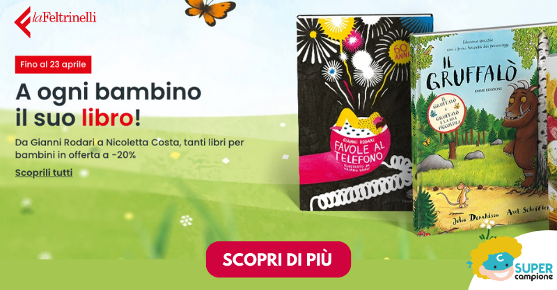 LaFeltrinelli: libri per bambini al 20% di sconto