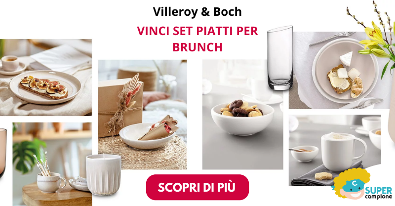 Vinci gratis set Villeroy & Boch da brunch