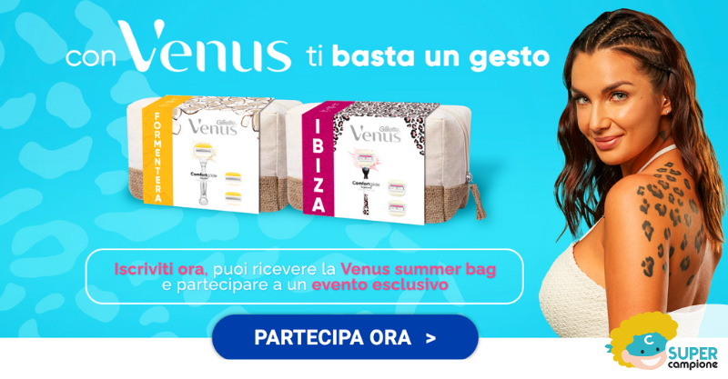 Venus: ricevi la summer bag e partecipare a un evento esclusivo