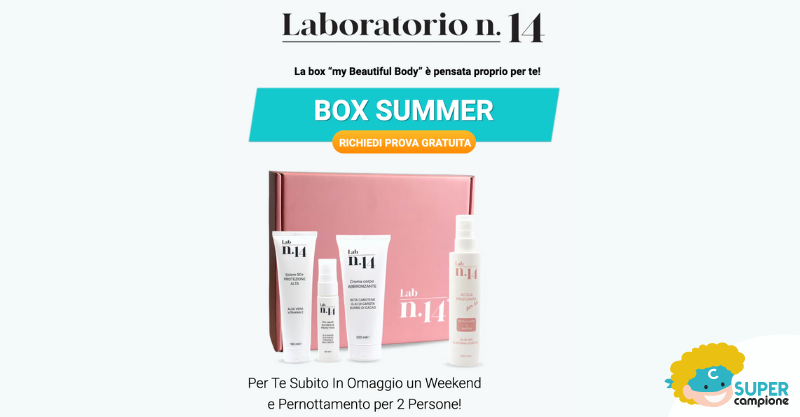 Richiedi una summer box e riscatta il tuo weekend omaggio!