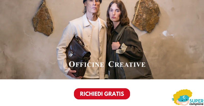 Officine creative: per te 20% di sconto